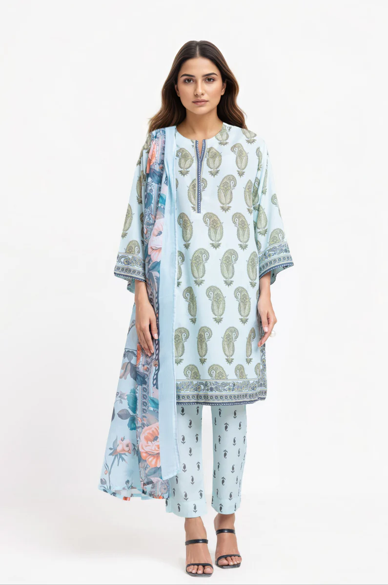 L-Blue- Cotton-3 Piece (WU3PPBS25SO6J36P) - Image 5