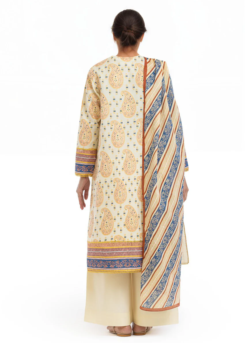 Mughal Paisley - 3 Pc (WU3PPBS26LI1F18) - Image 2