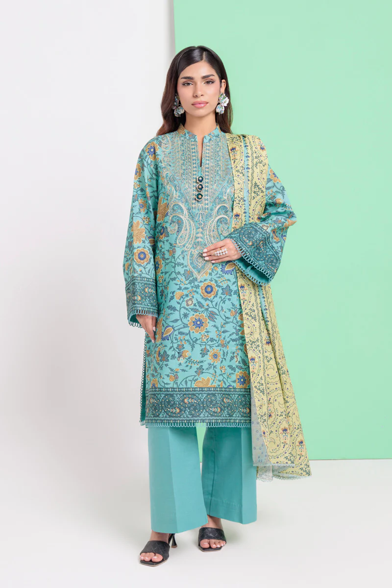 Mughal Era - 3 Pc (WU3PPBW25KA9O14) - Image 3