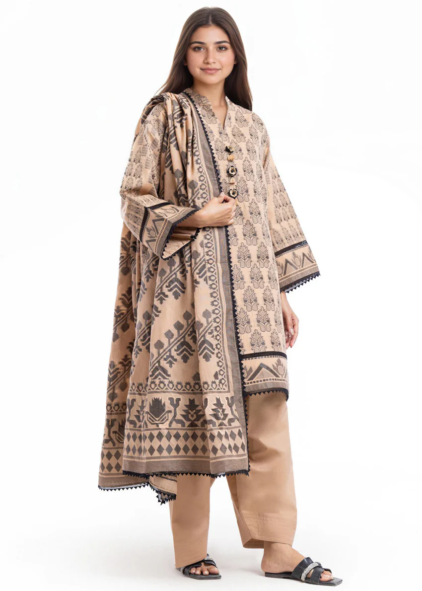 L-Brown-Jacquard-3 Piece (WU3PSBS26K2M1) - Image 5