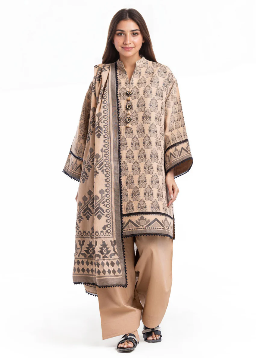 L-Brown-Jacquard-3 Piece (WU3PSBS26K2M1) - Image 6
