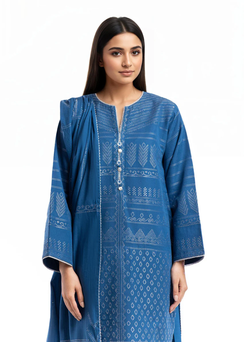 Blue-Jacquard-3 Piece (WU3PSBS26K2M2) - Image 3