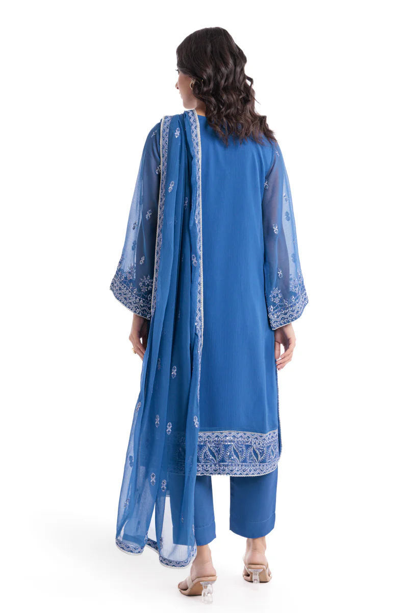 Blue-Chiffon-3 Piece (WU3PSLS25AF13P) - Image 7