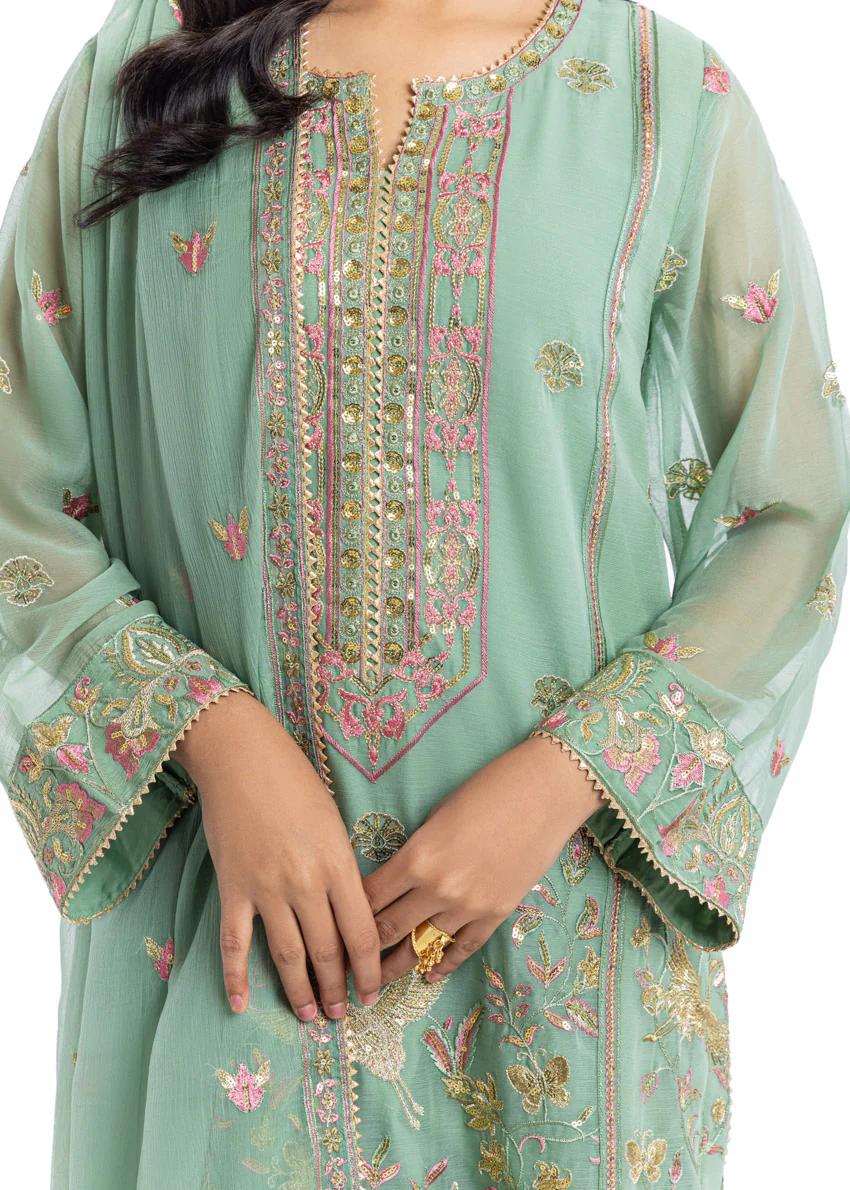 Sage-Chiffon-3 Piece (WU3PSLS25AF9P) - Image 7