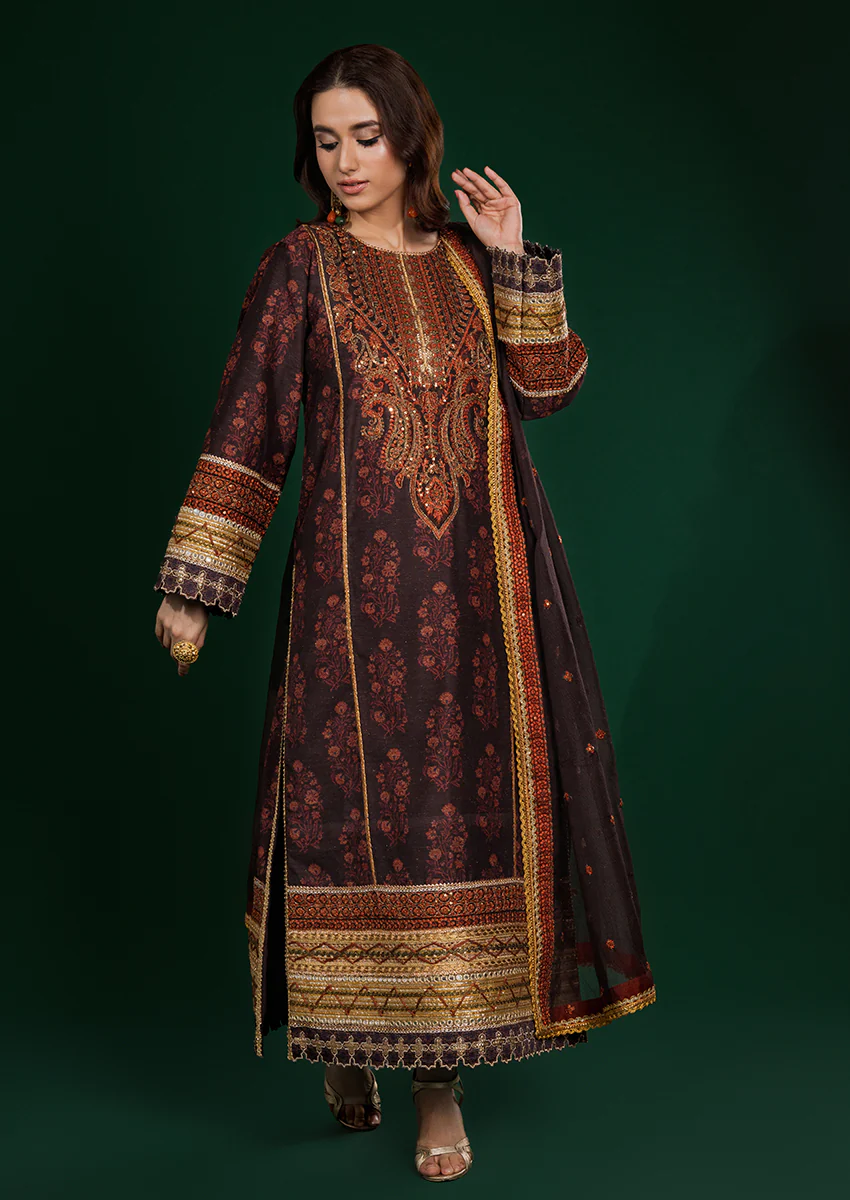 Qalamkar - 3 Pc (WU3PSLW25SE9O9) - Image 4