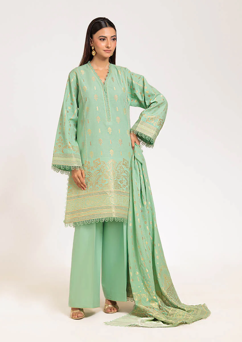 MT-Green-Jacquard-3 Pc (WUS25J3001) - Image 3