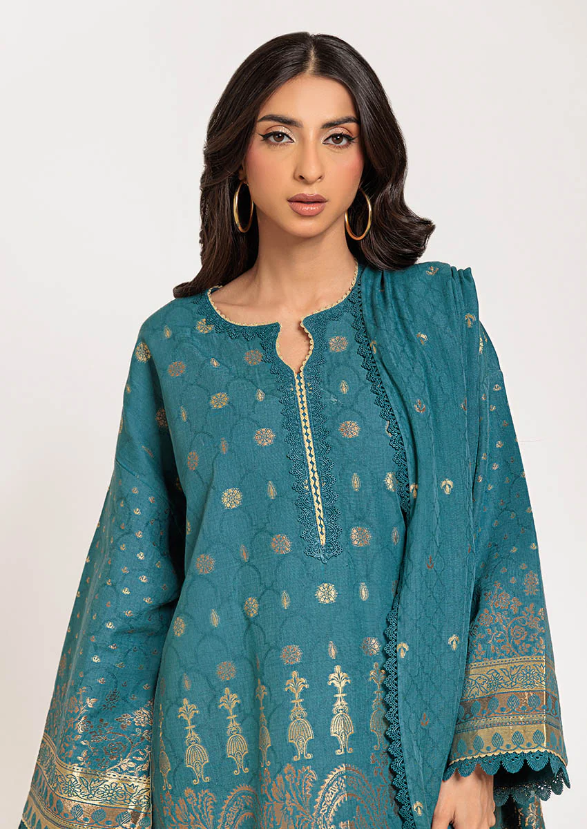 Teal-Jacquard-3 Pc (WUS25J3011) - Image 4