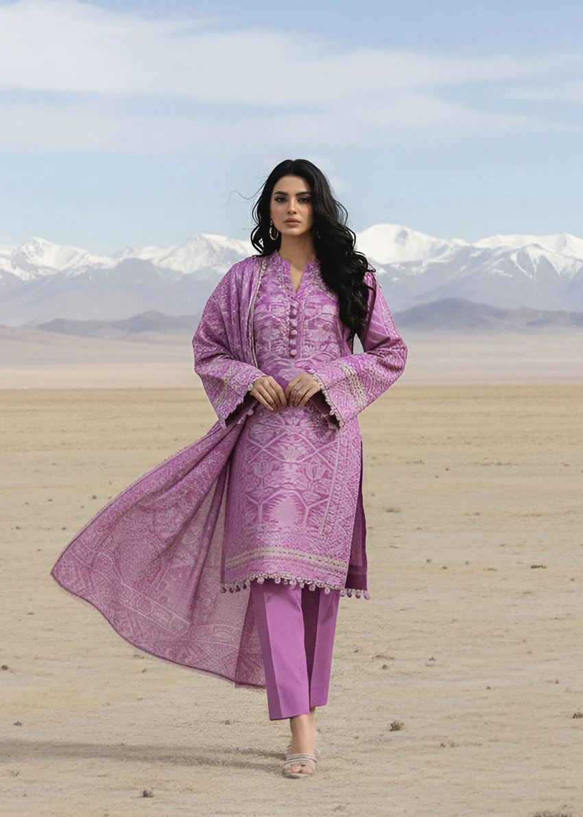 Purple-Jacquard-3 Pc (WUS25J3044)