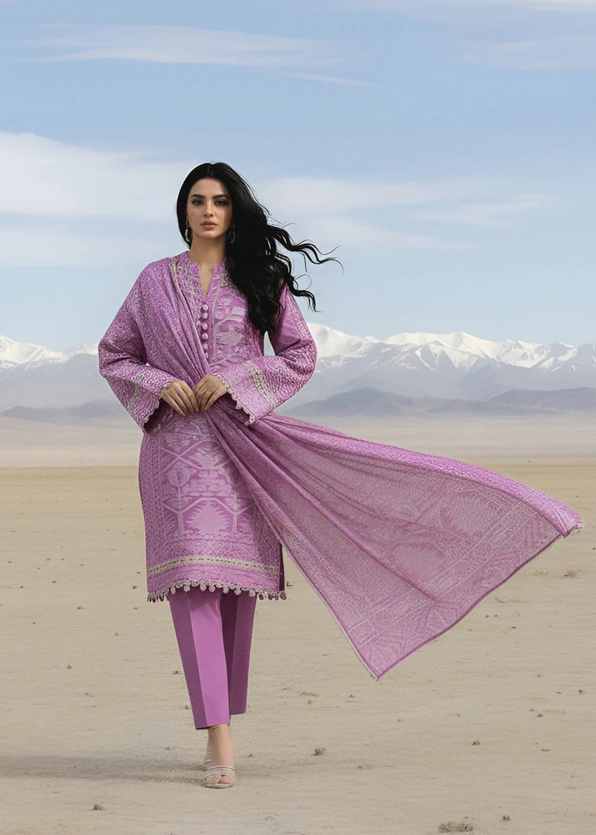 Purple-Jacquard-3 Pc (WUS25J3044) - Image 3