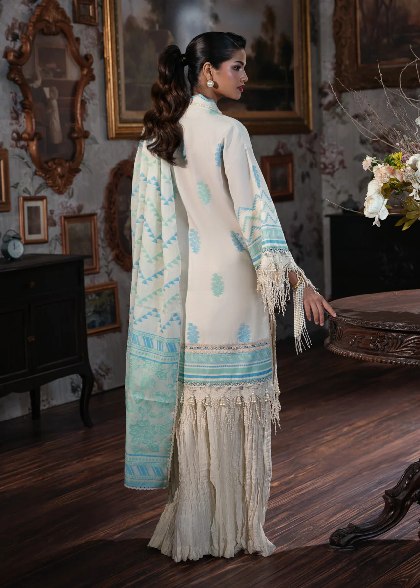 Cream-Jacquard-3 Pc (WUS25JD3050) - Image 2