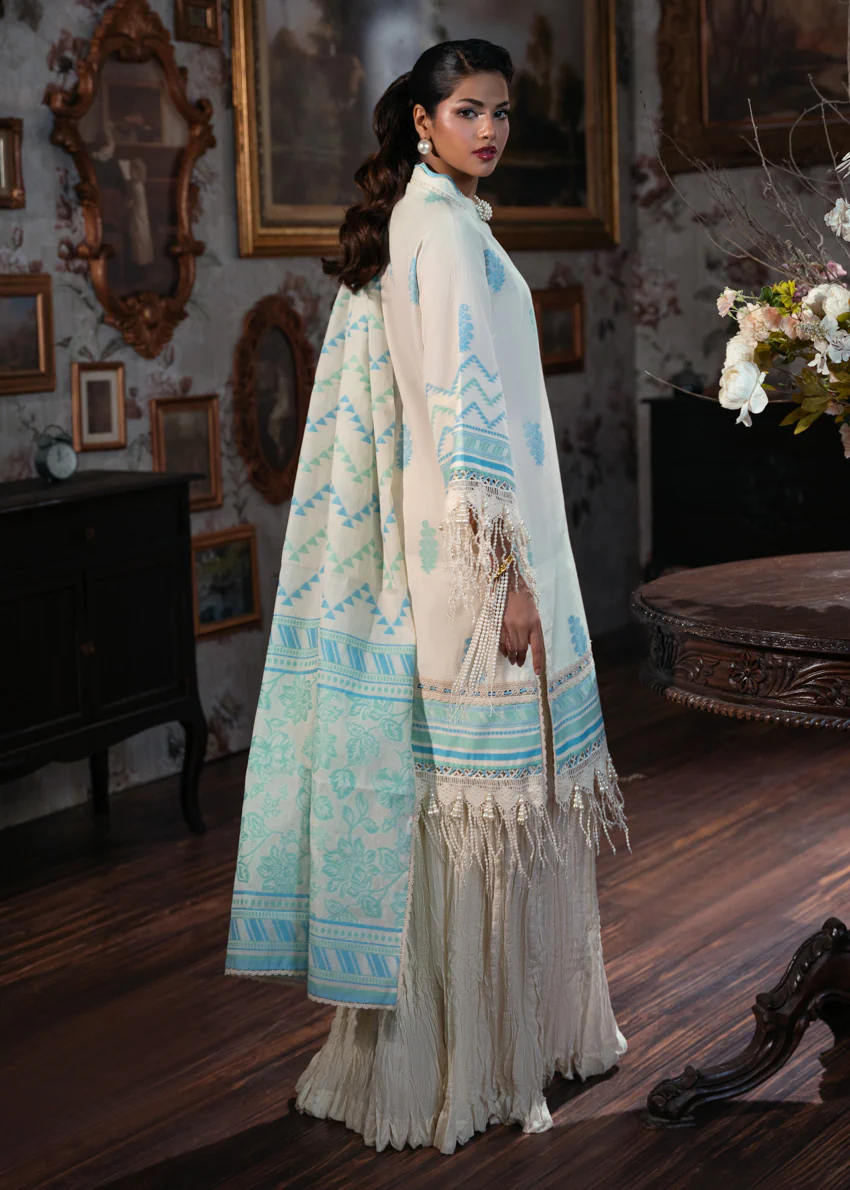 Cream-Jacquard-3 Pc (WUS25JD3050) - Image 6