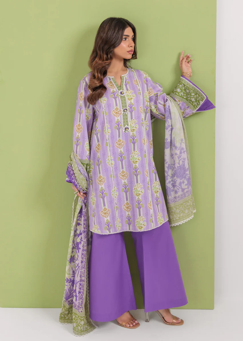 Mughal Artistry - 3 Pc (WUS25P3041) - Image 3