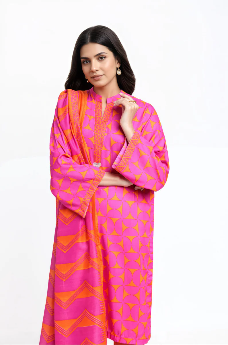 Orange- Cotton-3 Piece (WUS25P3363P) - Image 5