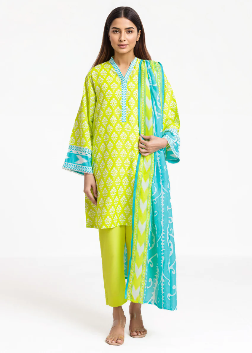 N-Green- Cotton-3 Piece (WUS25P3364P) - Image 2