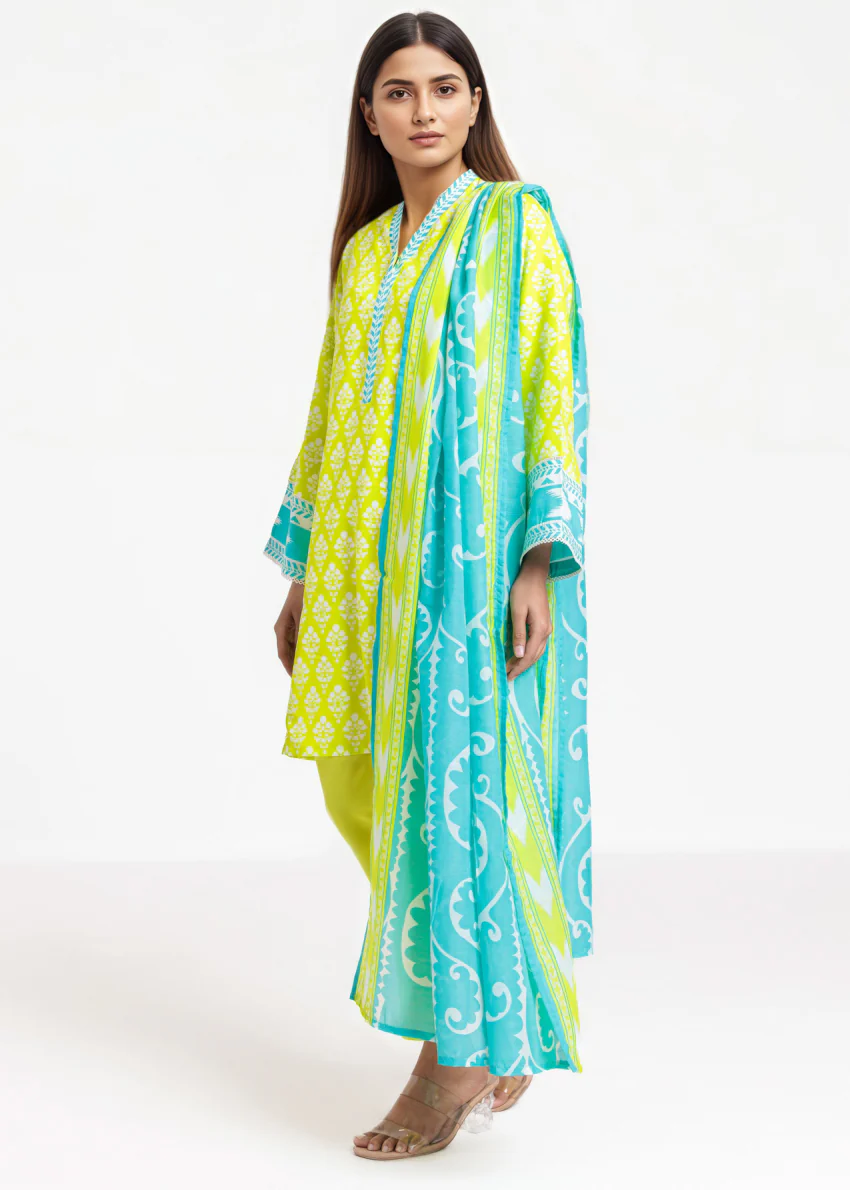 N-Green- Cotton-3 Piece (WUS25P3364P) - Image 6