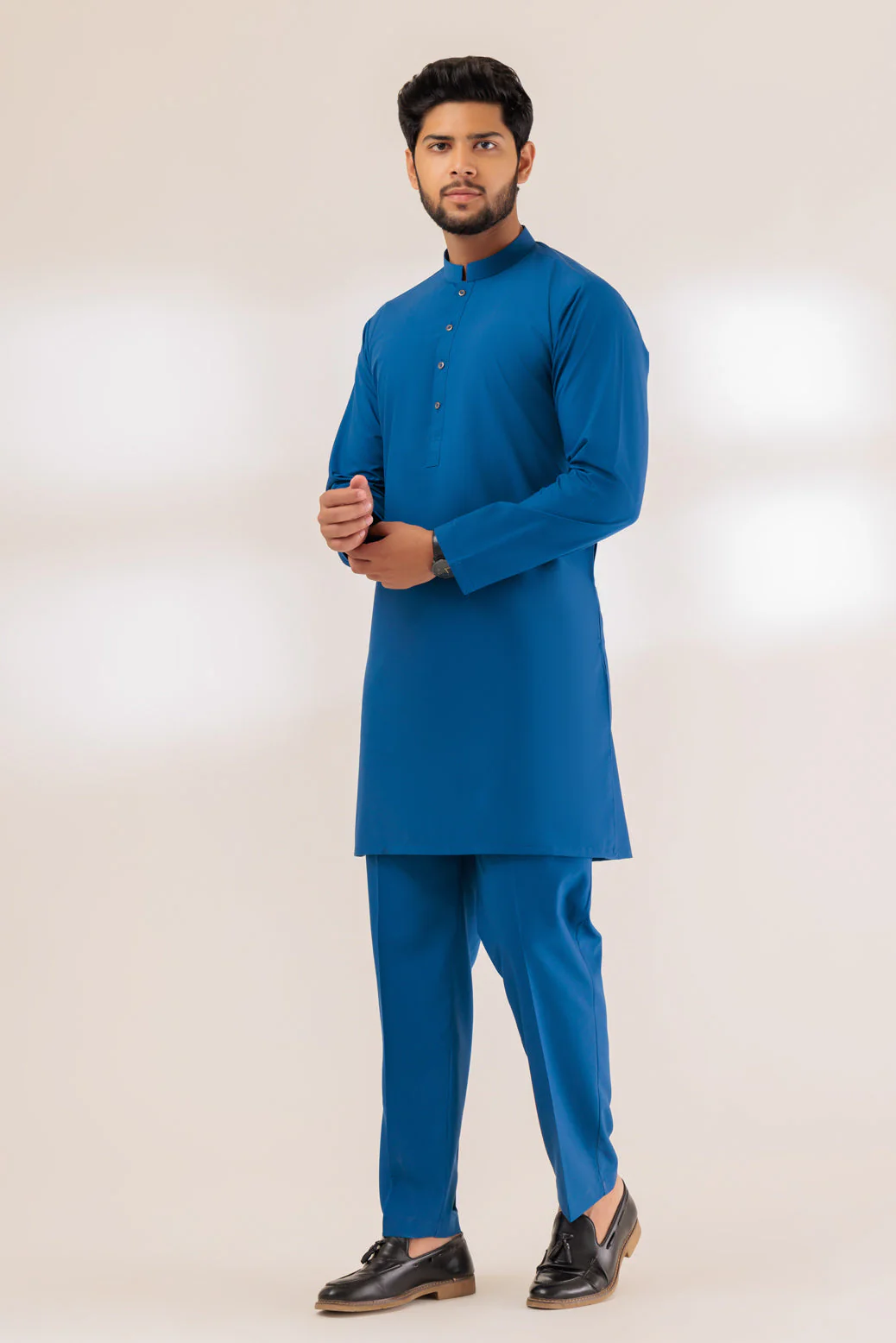 YALE-BLENDED-KURTA PAJAMA TROUSER - (KSS23-041) - Image 4