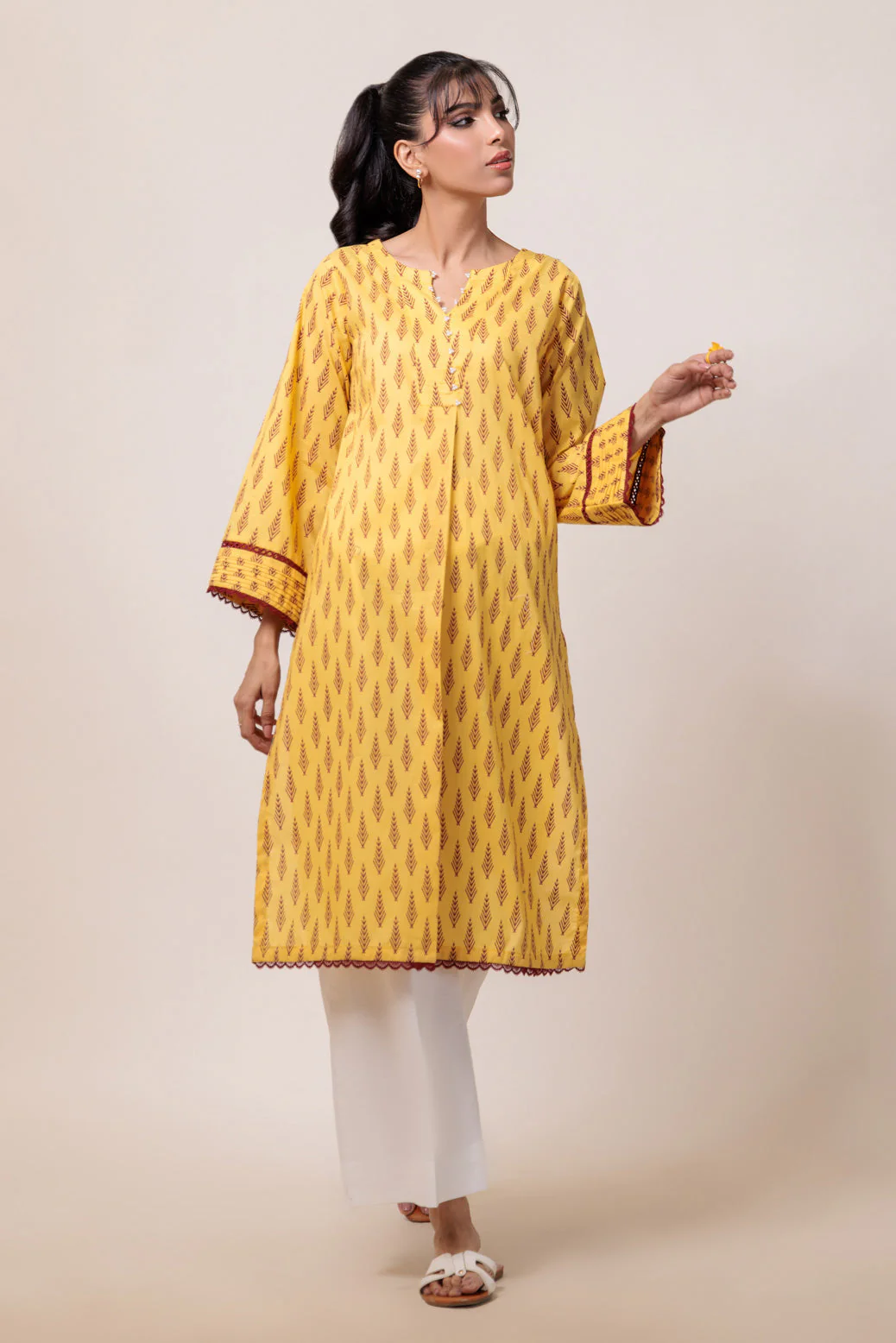 YELLOW-CAMBRIC-1 PIECE (PWS1241P04) - Image 3