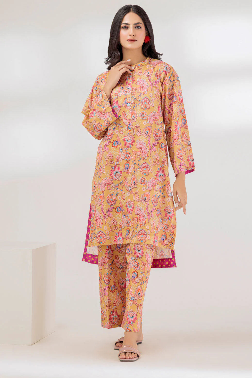YELLOW-CAMBRIC-2 PIECE (BSAS232P40) - Image 2