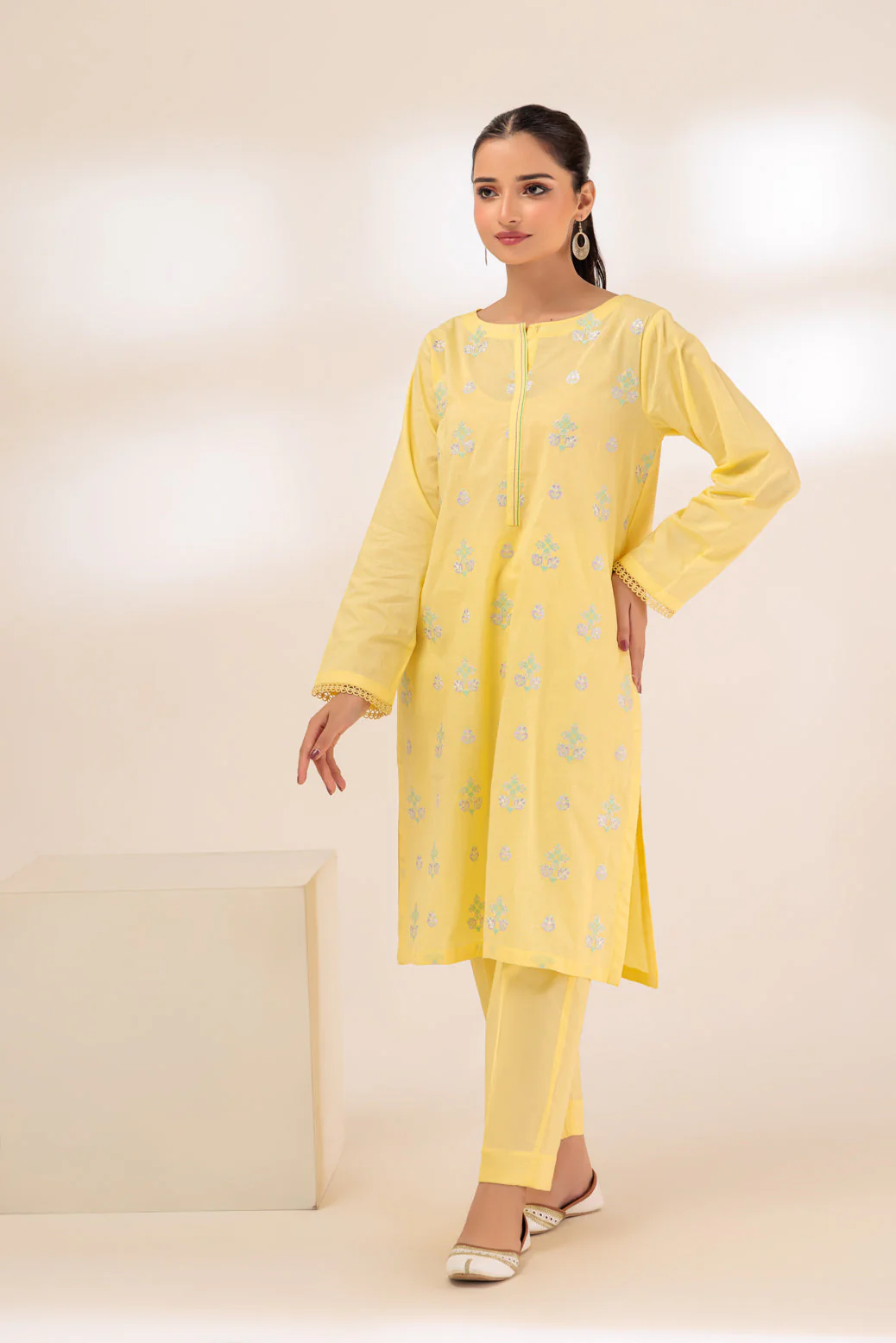 YELLOW-CAMBRIC-2 PIECE (BSHS232P07) - Image 4