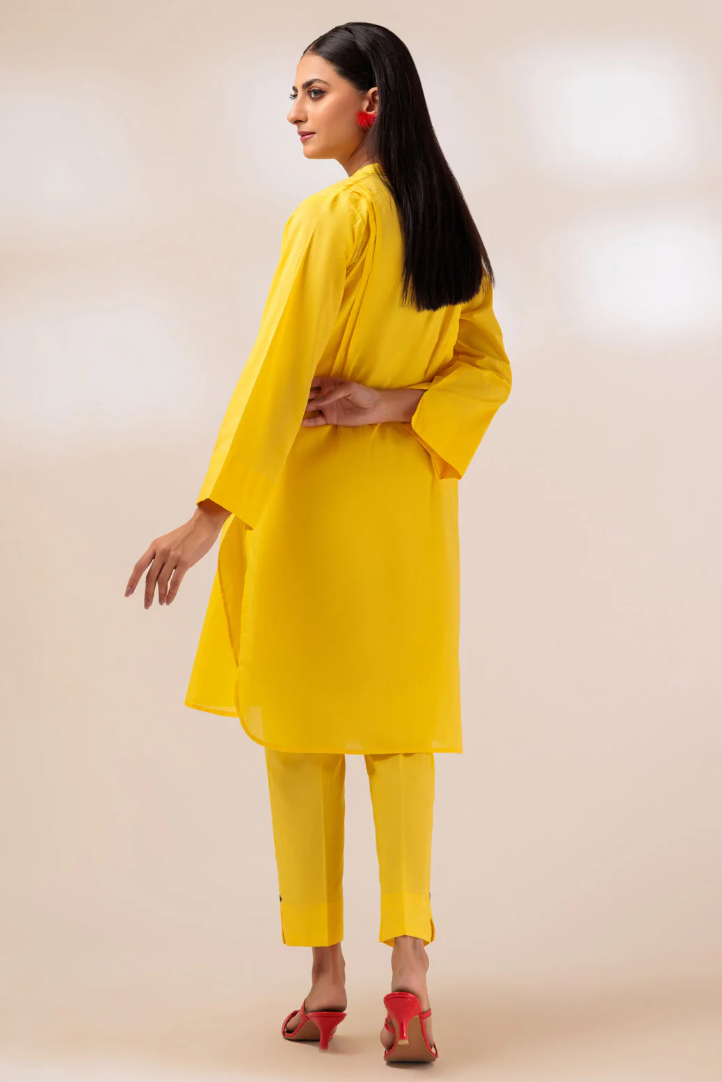 YELLOW-CAMBRIC-2 PIECE (BSRS232P12) - Image 4