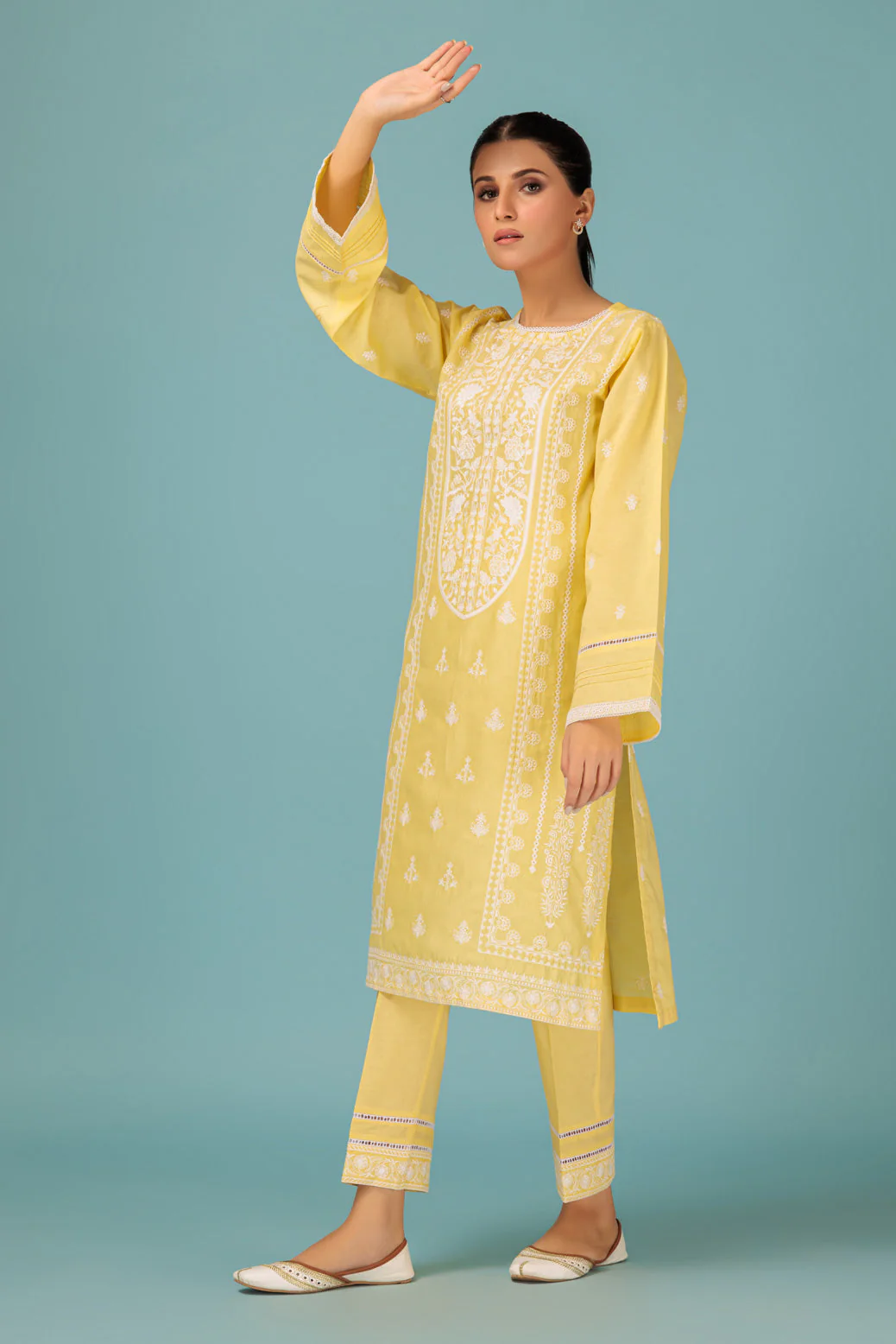 YELLOW-CAMBRIC-2 PIECE (SHS232P09) - Image 3