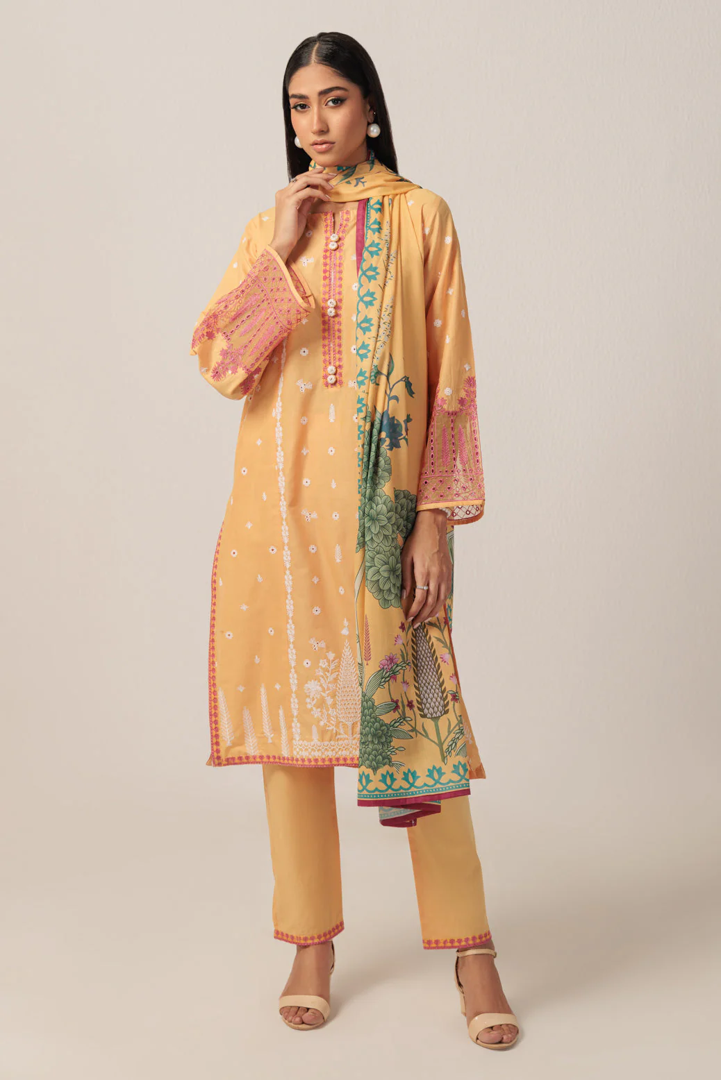 YELLOW-CAMBRIC-3 PIECE (BPS1243P14) - Image 2