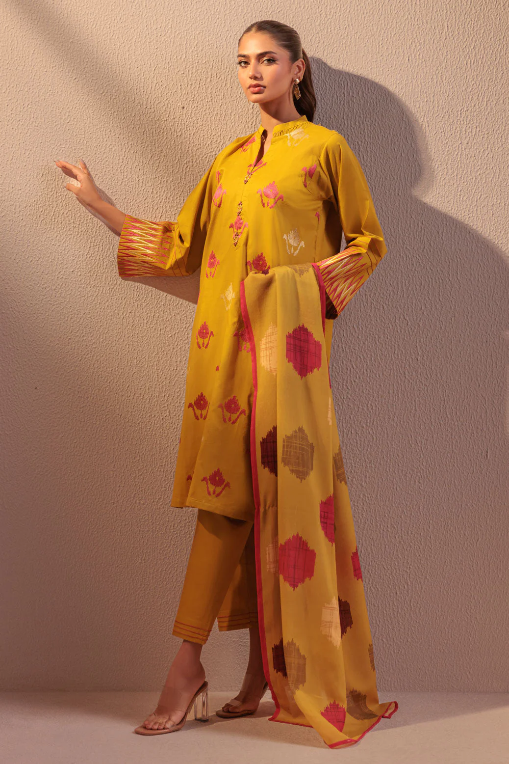 YELLOW-CAMBRIC-3 PIECE (SS1243P20) - Image 3