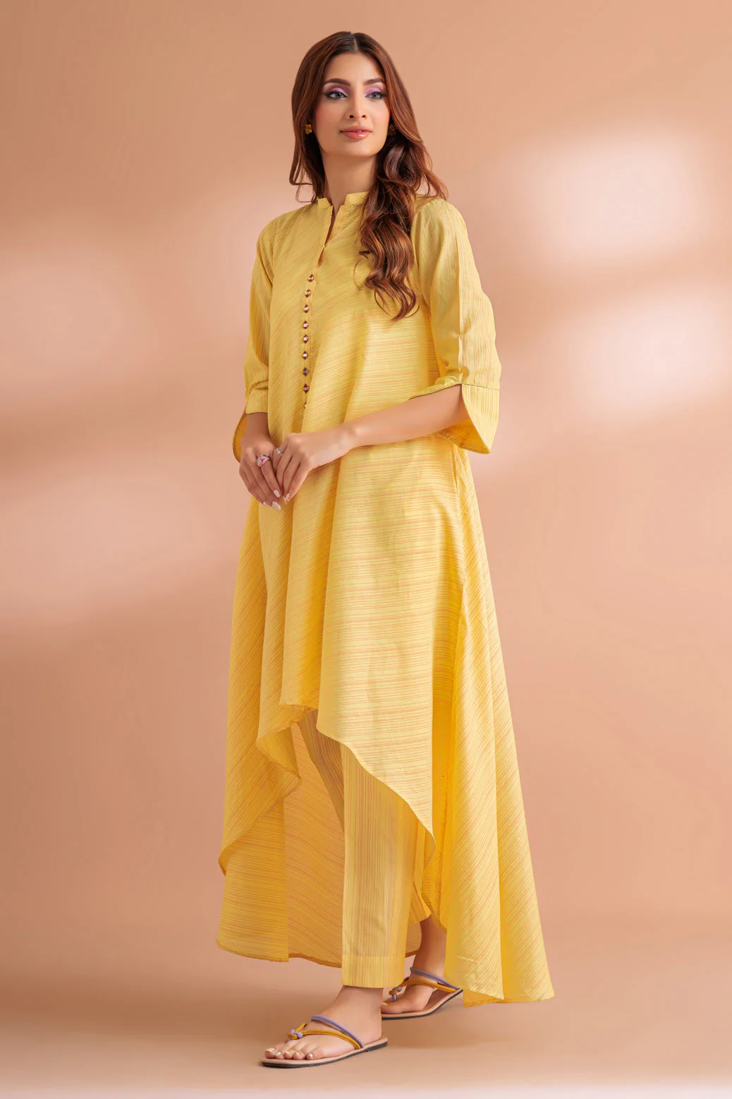 YELLOW-COTTON-2 PIECE (SRLS232P27) - Image 5