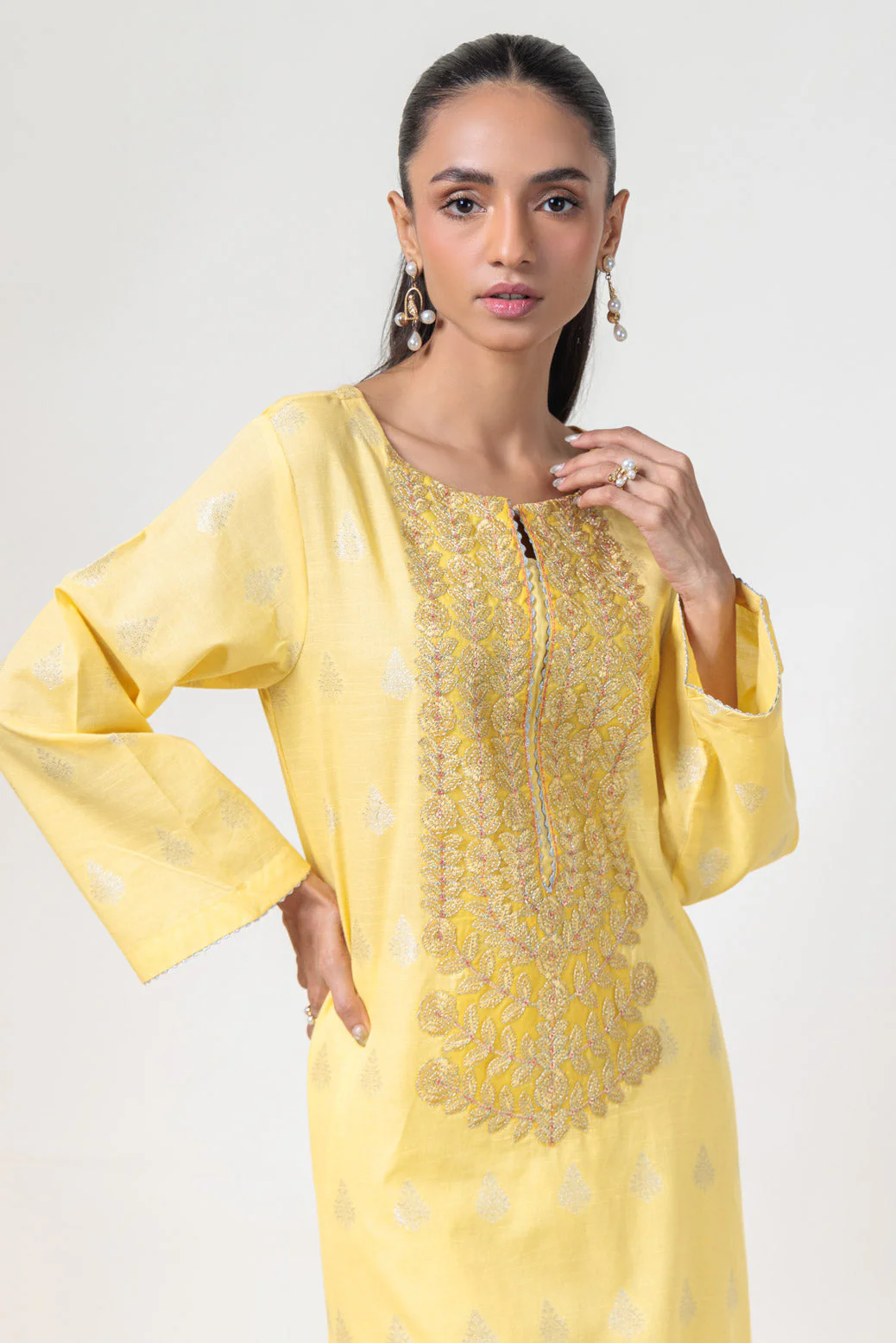 YELLOW-JACQUARD-1 PIECE (PWS5241P04) - Image 4