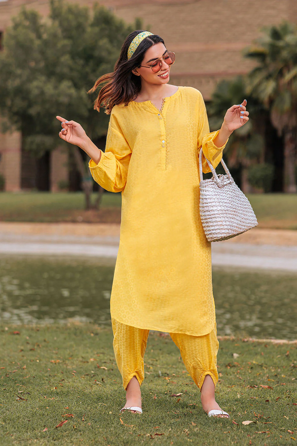 YELLOW-JACQUARD-2 PIECE (BSSS232P20) - Image 4
