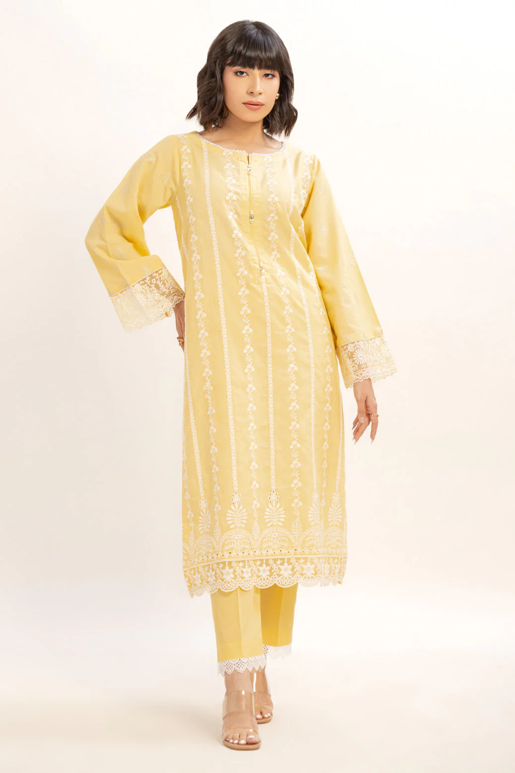 YELLOW-JACQUARD-2 PIECE (SS1242P12) - Image 3