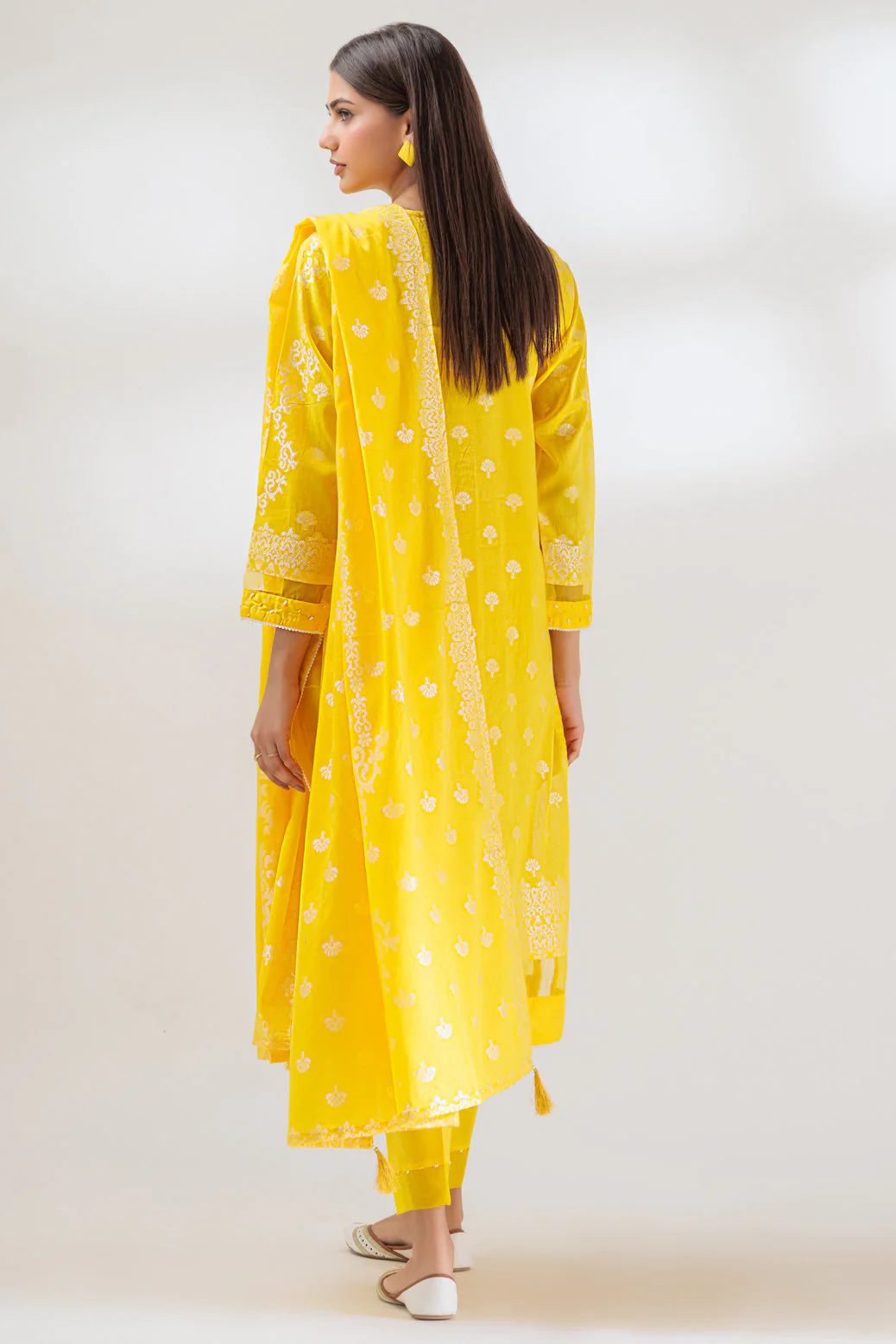 YELLOW-JACQUARD-3 PIECE (JRS233P16) - Image 5