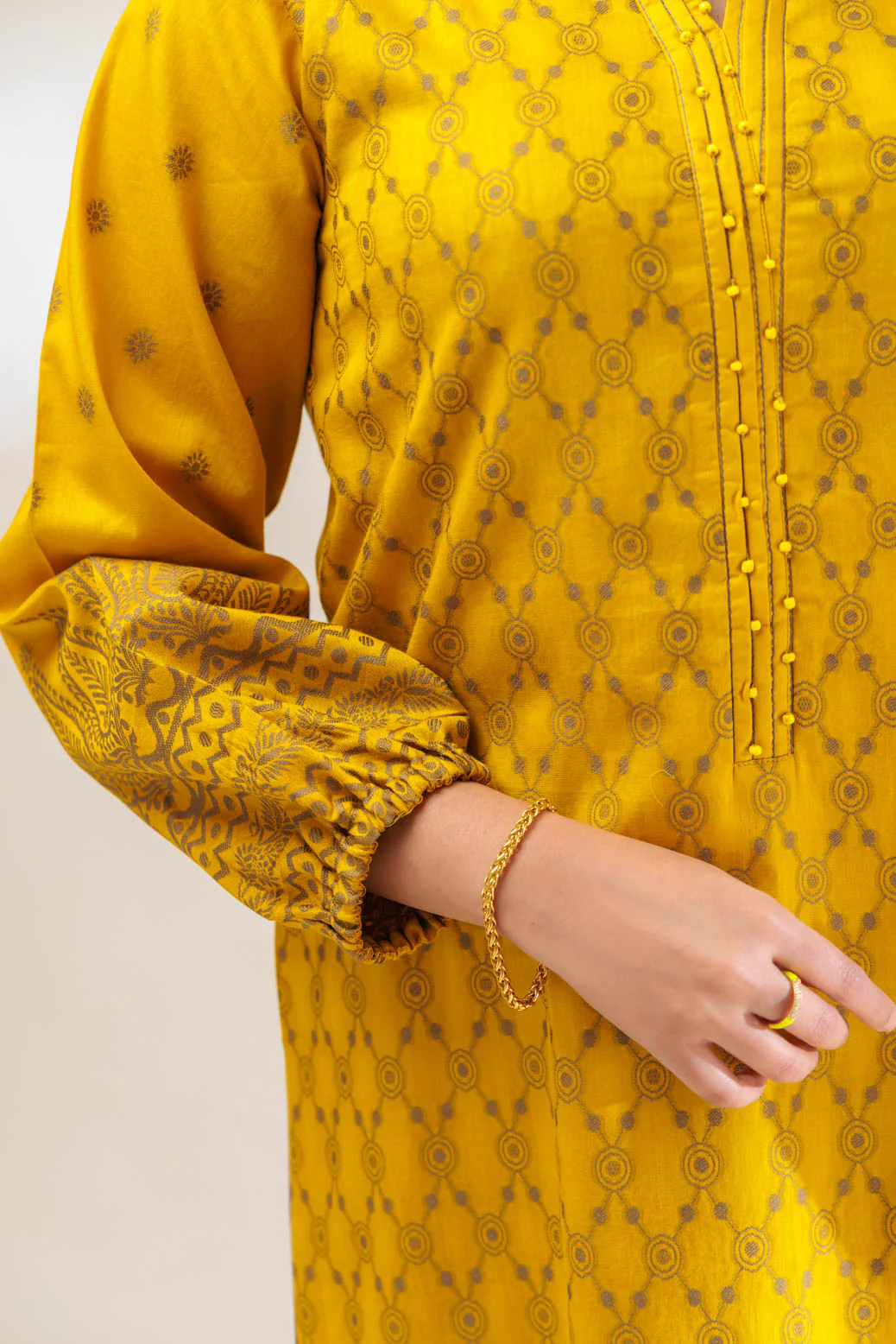 YELLOW-JACQUARD-3 PIECE (PWJ3233P03) - Image 3