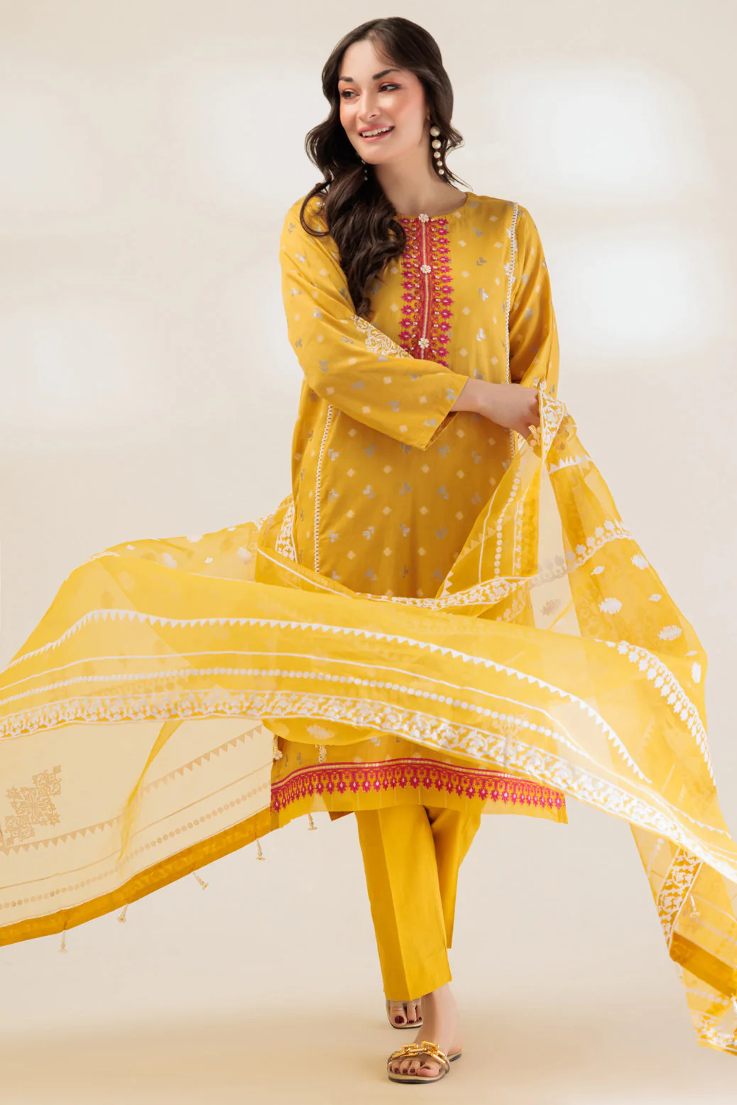 YELLOW-JACQUARD-3 PIECE (PWS3233P08) - Image 2