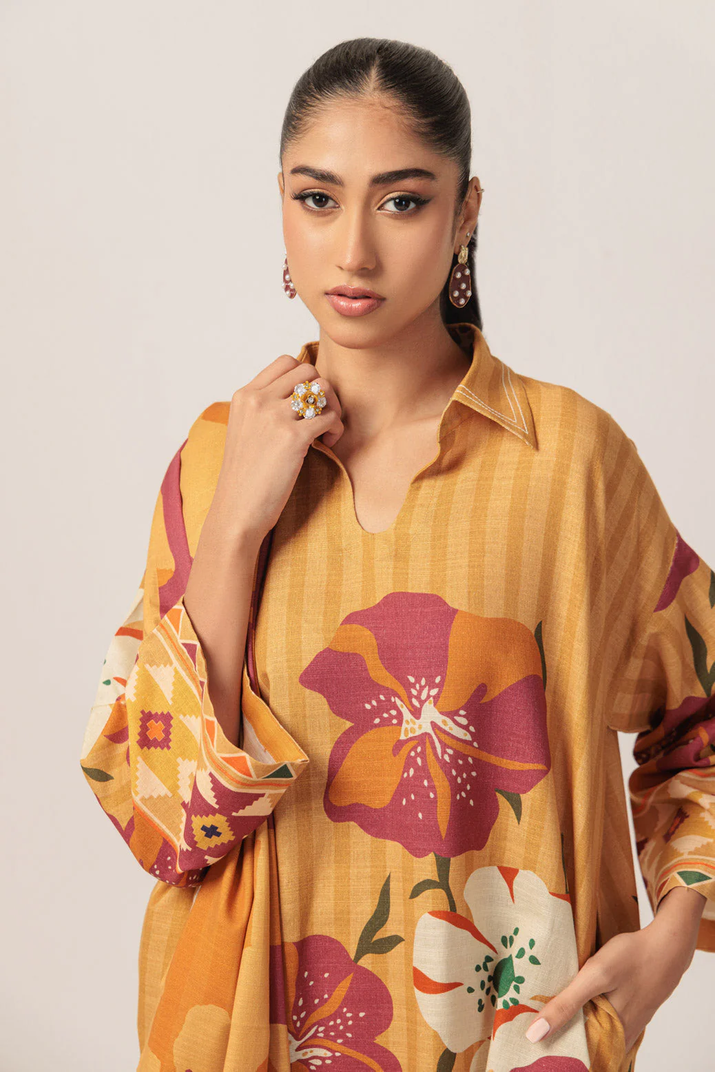 YELLOW-KHADDAR-3 PIECE (WS2243P43) - Image 5