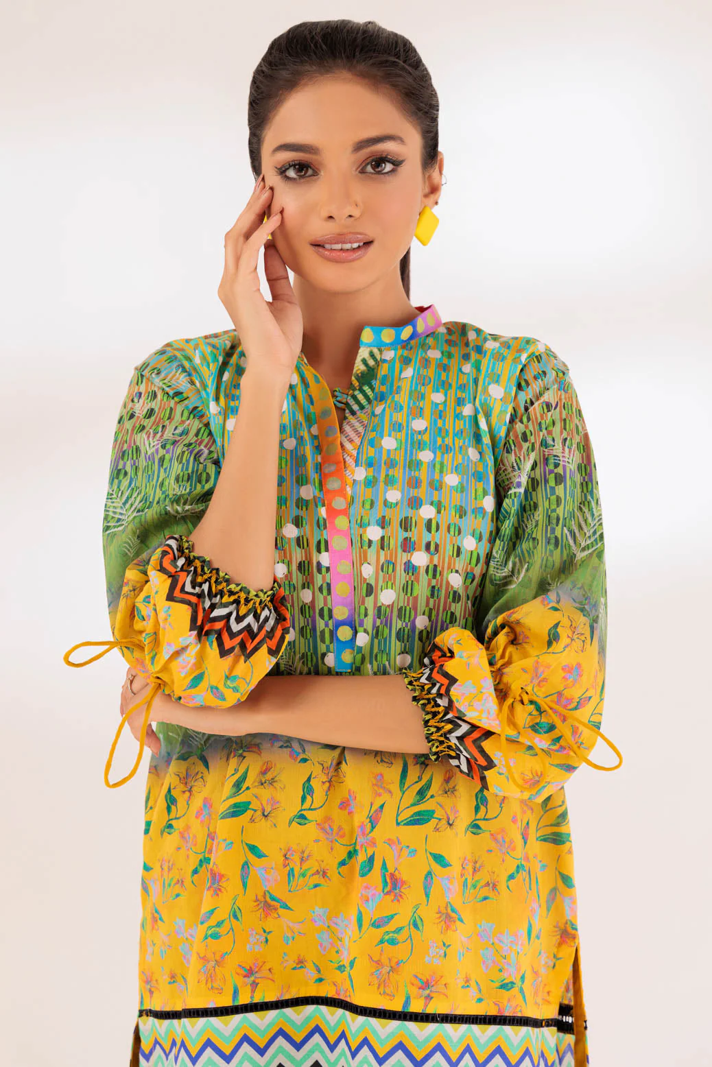 YELLOW-LAWN-1 PIECE (BAAK231P06) - Image 2