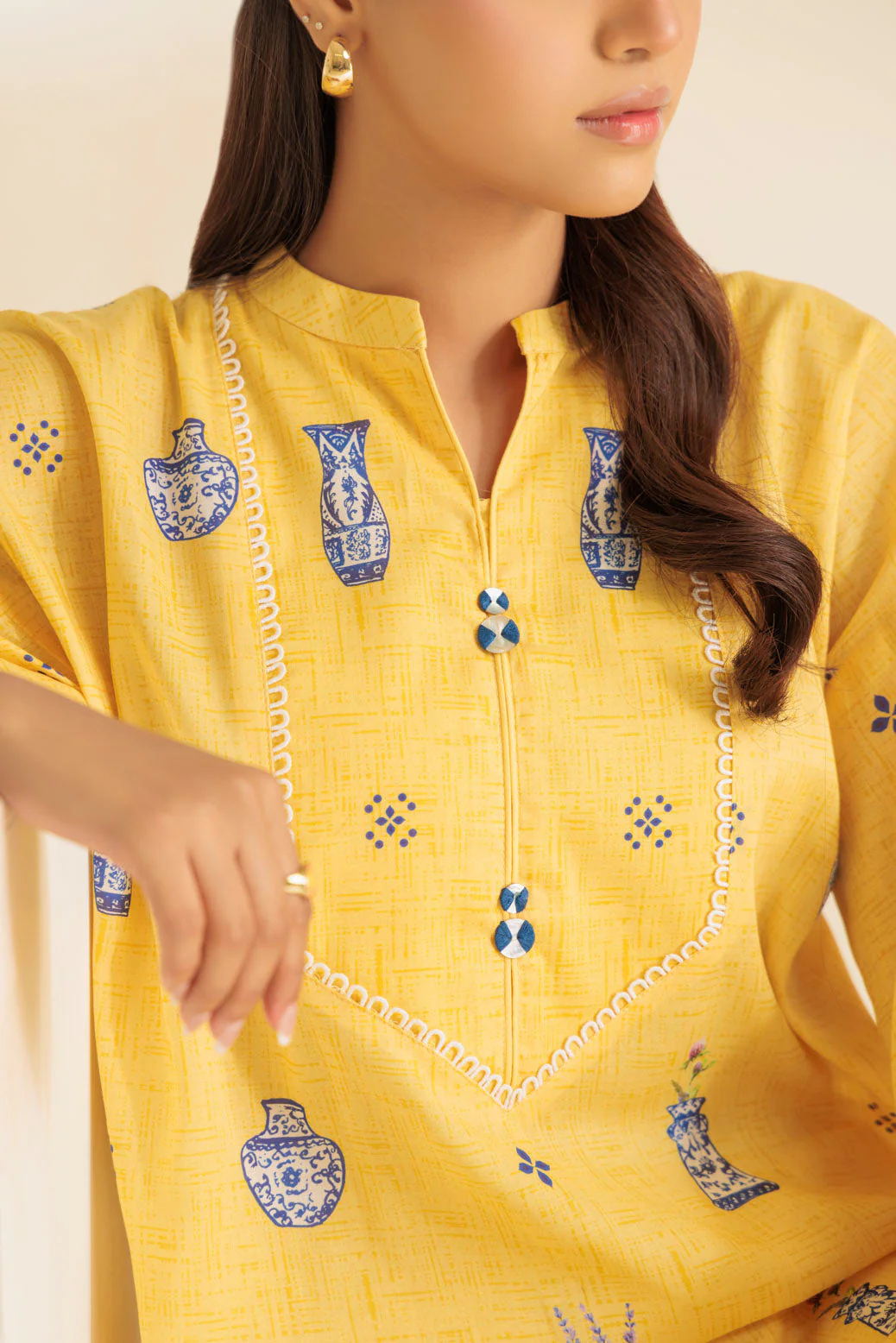 YELLOW-LAWN-2 PIECE (1S24B2P213) - Image 2