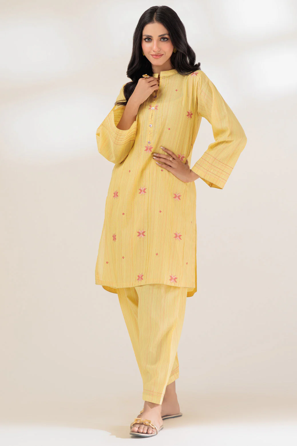 YELLOW-LAWN-2 PIECE (SRLS232P28) - Image 2
