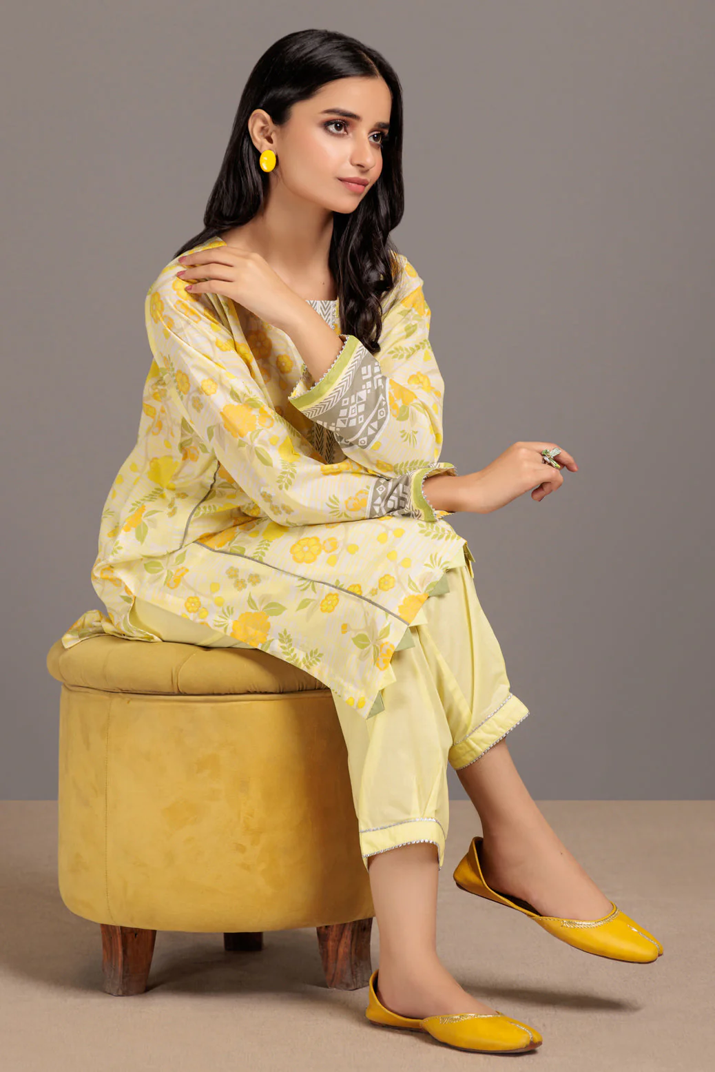 YELLOW-LAWN-2 PIECE (SRS232P27) - Image 2