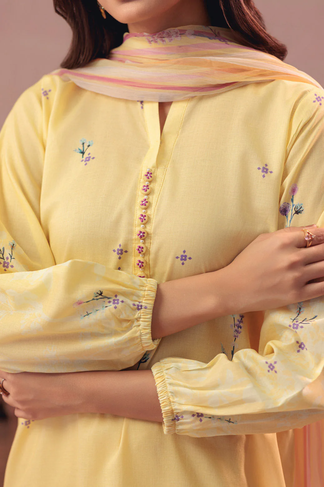 YELLOW-LAWN-3 PIECE (BPS1243P12) - Image 2