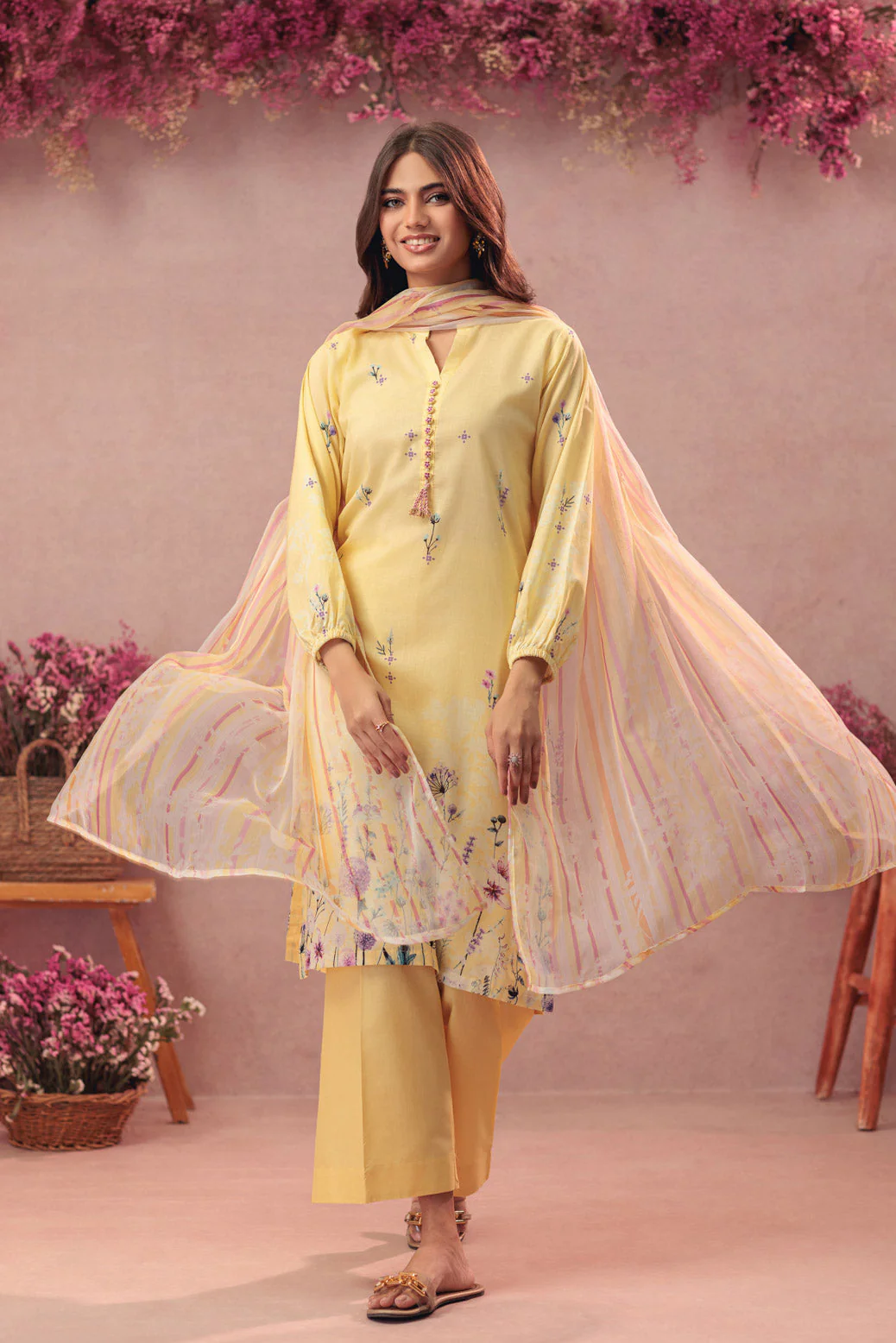 YELLOW-LAWN-3 PIECE (BPS1243P12) - Image 3