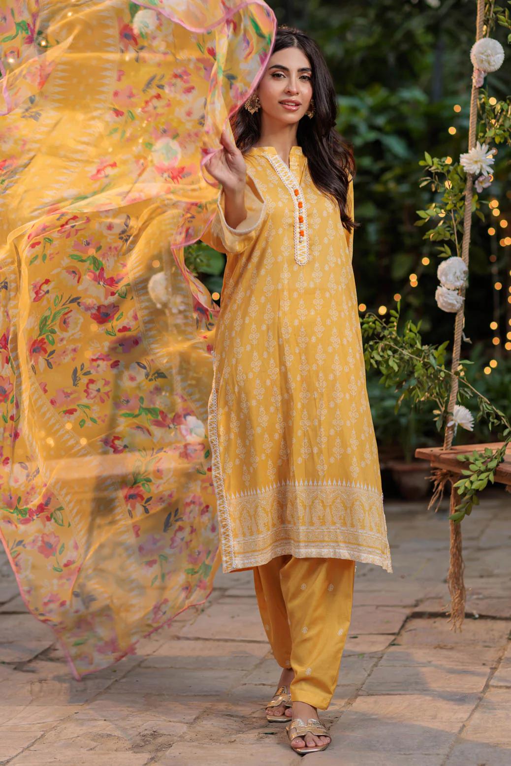 YELLOW-LAWN-3 PIECE (BS1243P01) - Image 3