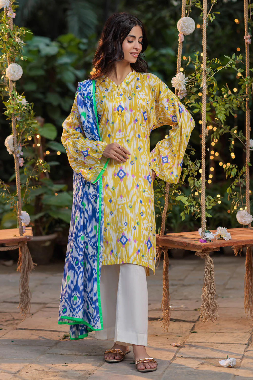 YELLOW-LAWN-3 PIECE (BS2243P13) - Image 2