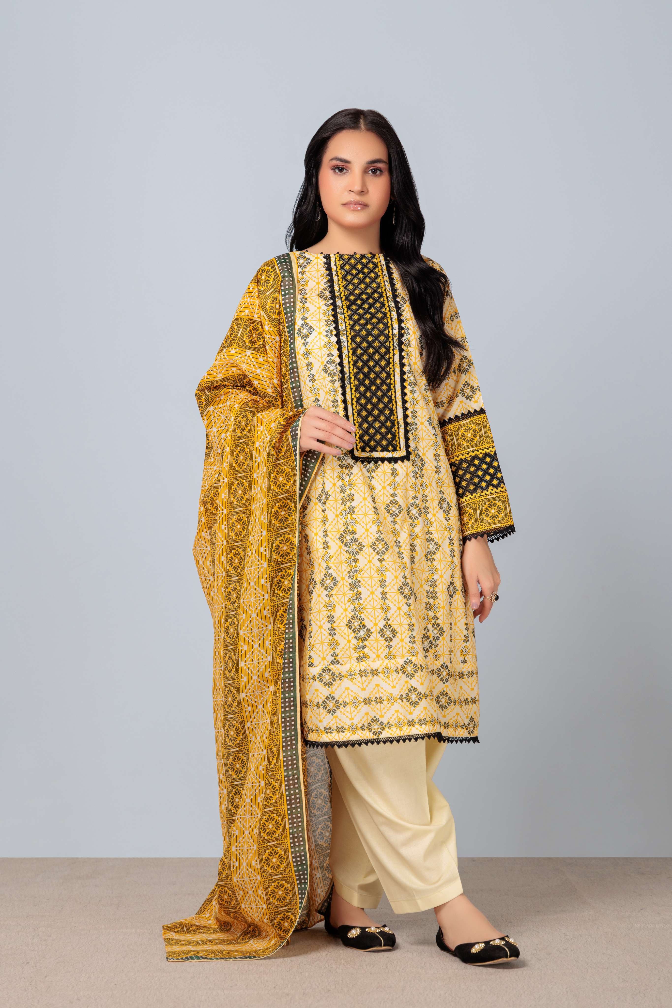 YELLOW-LAWN-3 PIECE (SAS233P102) - Image 3