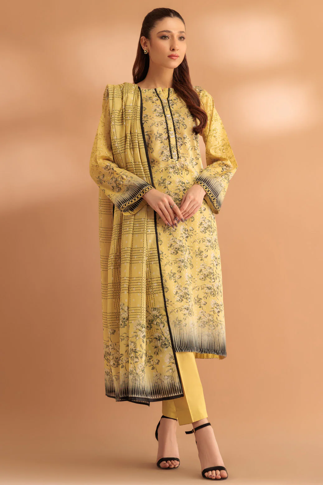 YELLOW-LAWN-3 PIECE (SS2243P43) - Image 3