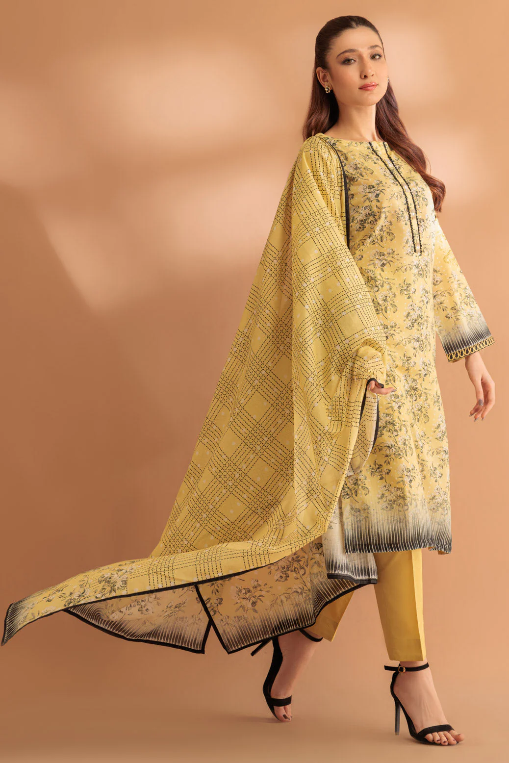 YELLOW-LAWN-3 PIECE (SS2243P43) - Image 4
