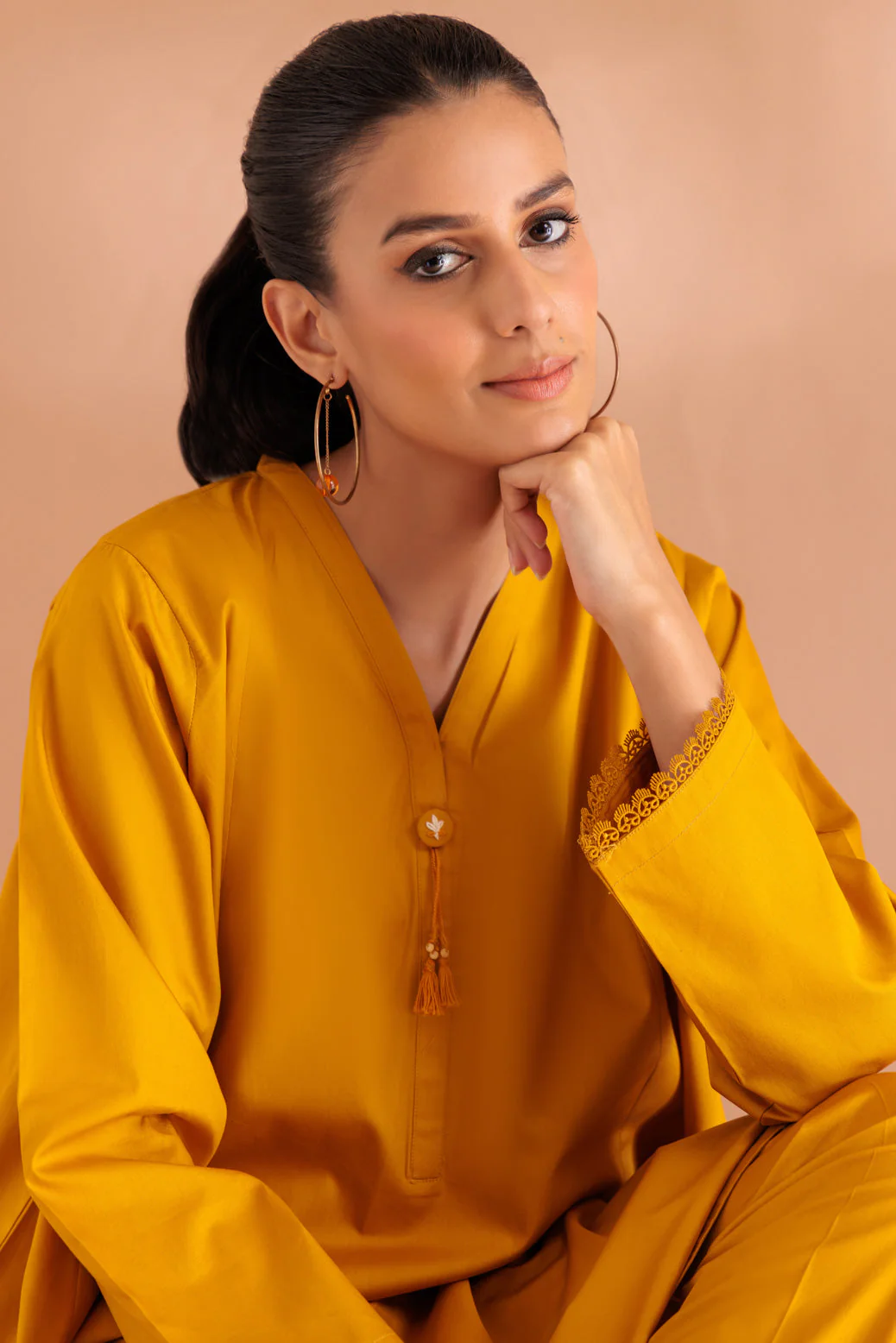 YELLOW-POPLIN-2 PIECE (WA6232P25) - Image 2